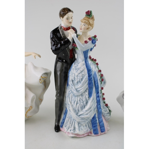 168 - Boxed Royal Doulton figures 'Lisa' HN 2310, 'Anniversary' HN 3625 and 'Sweet Seventeen' HN 2734. Hei... 