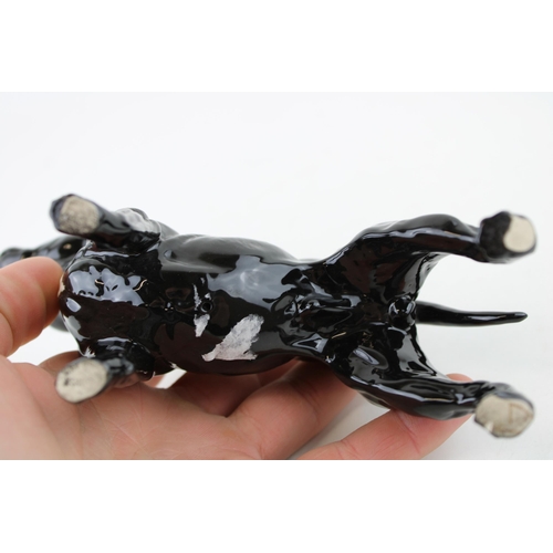 23 - Beswick Staffordshire Bull Terrier 3060 in black brindle.