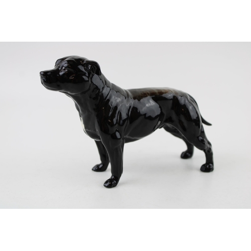 24 - Beswick Staffordshire Bull Terrier 3060 in black brindle.