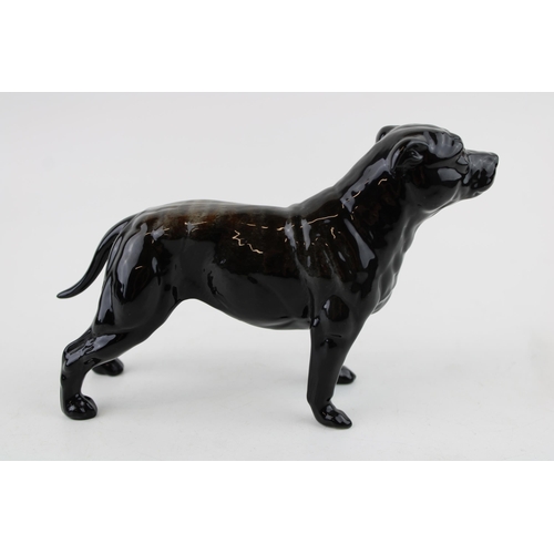 24 - Beswick Staffordshire Bull Terrier 3060 in black brindle.