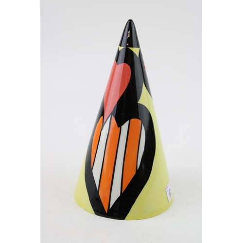 37 - A Lorna Bailey sugar shaker 15th Collectors Club piece 'Valentine' signed. Height 13.5cm.