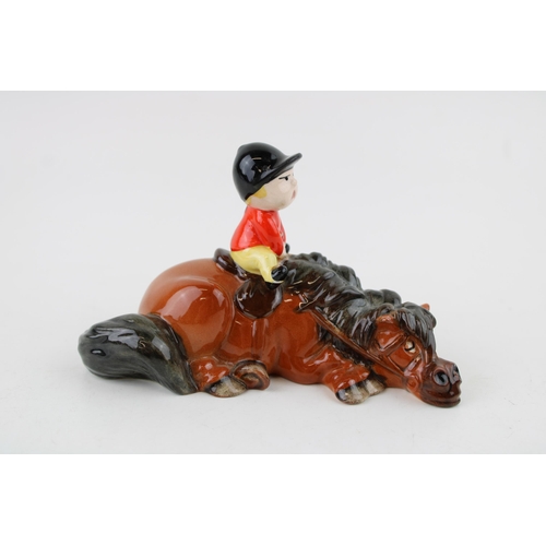 4 - Beswick Thelwell Kickstart in brown.