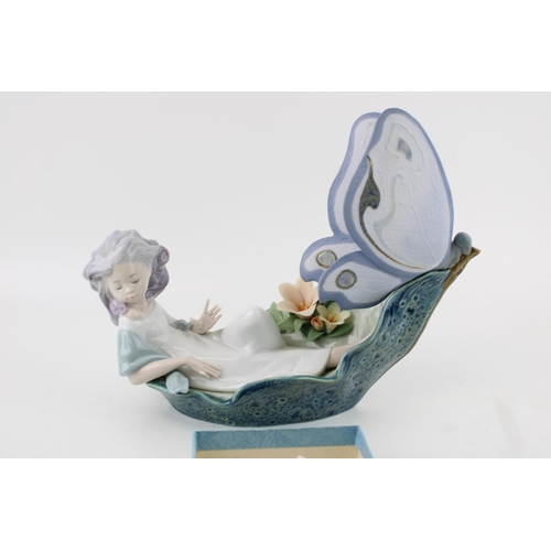 45 - Lladro figure 'Fantasy Ride' 8124 (damage to one flower).