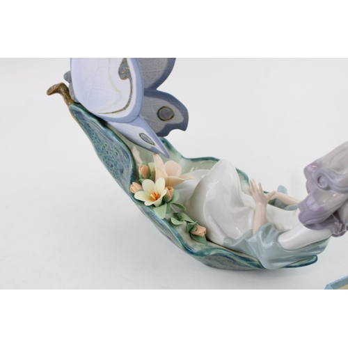 45 - Lladro figure 'Fantasy Ride' 8124 (damage to one flower).