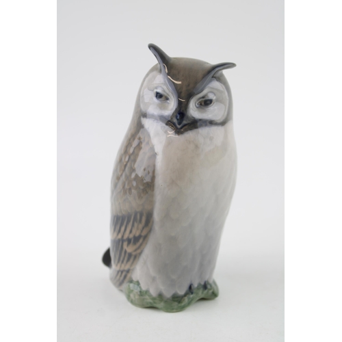 78 - Royal Copenhagen eared owl 2999, 14cm tall.