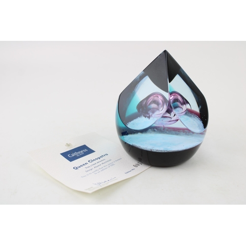 91 - Caithness limited edition paperweight 'Queen Cleopatra', 18/500, with certificate.