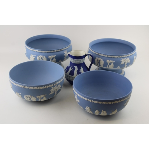 274 - A collection of Wedgwood Jasperware items to include two 8