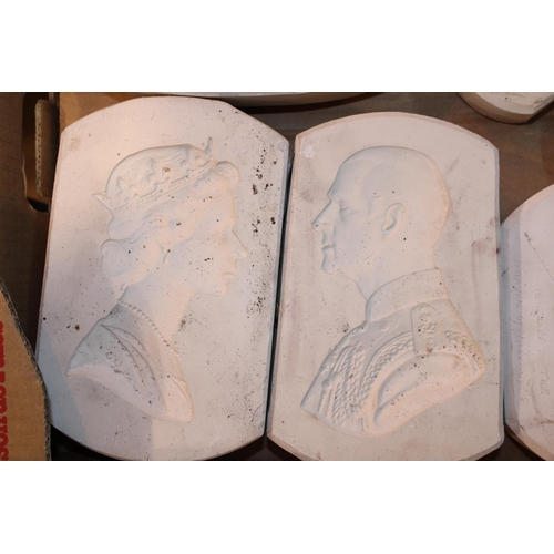 277 - A collection of Wedgwood and similar plaster relief moulds as used in the ceramics industry.  To inc... 