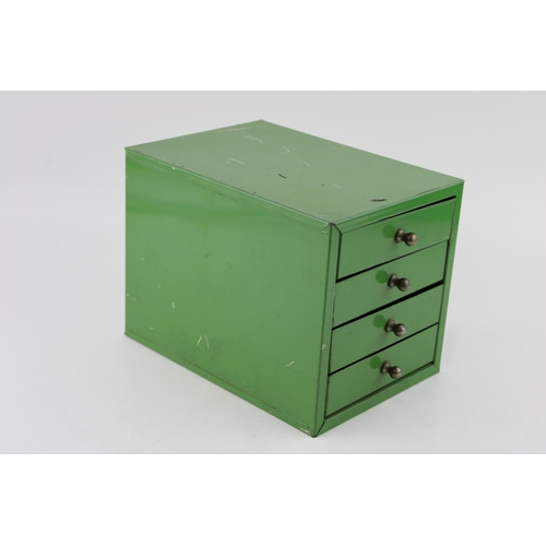 308 - A miniature set of engineers / workshop drawers by 'The Victa' Handy Cabinet. Height 15.5cm.