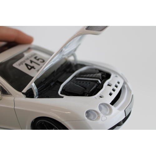 415 - Paul's Model Art 'Minichamps' Bentley Continental Flying Spur in white, 1/18 scale.