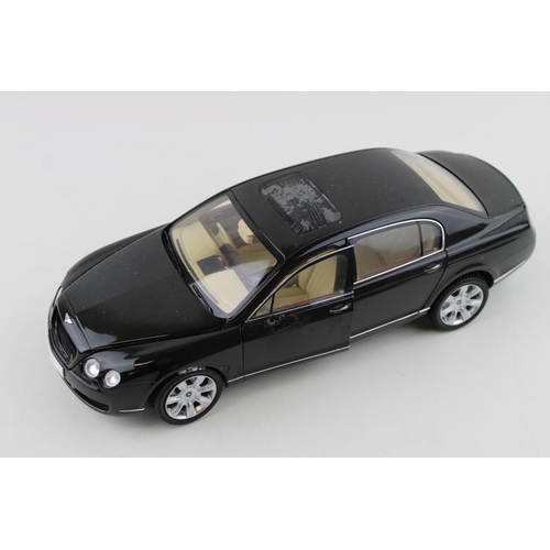 416 - Paul's Model Art or similar 'Minichamps' Bentley Continental Flying Spur in black, 1/18 scale.