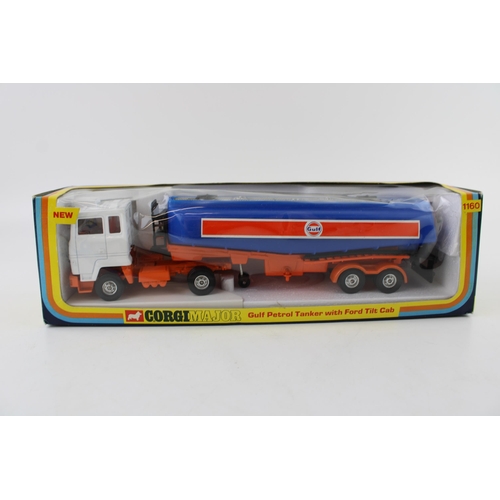 428 - Boxed die cast Corgi Major Toys Model 1106 'Gulf Petrol Tanker with Ford Tilt Cab'.