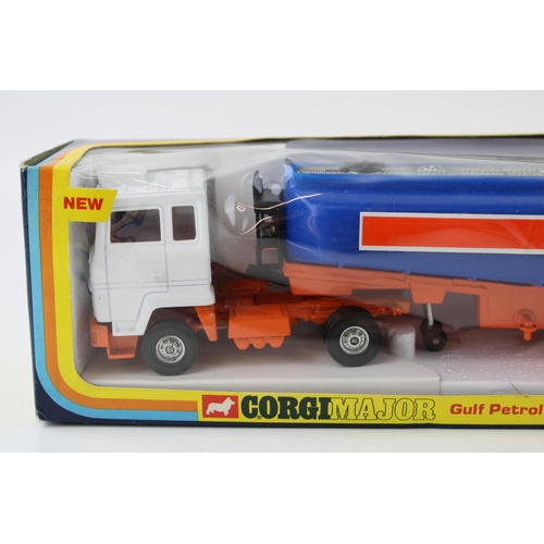 428 - Boxed die cast Corgi Major Toys Model 1106 'Gulf Petrol Tanker with Ford Tilt Cab'.