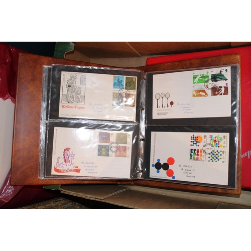 457 - A collection of First Day Cover Stamps in folders to include Post Office First Day Covers 'Dogs', 'H... 