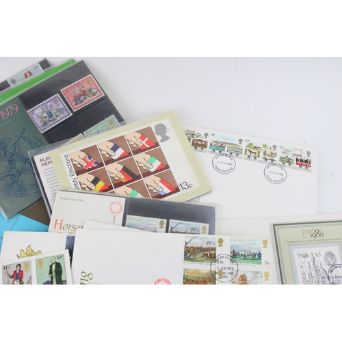 458 - A collection of 1980s first day covers and stamps