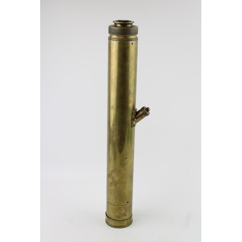 461 - A WWI Watson & Son 1917 Naval Gun Sight Telescope. Brass body with original brass lens cover. Length... 