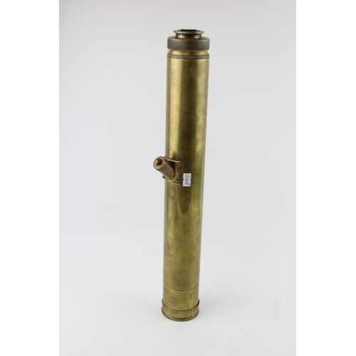 461 - A WWI Watson & Son 1917 Naval Gun Sight Telescope. Brass body with original brass lens cover. Length... 