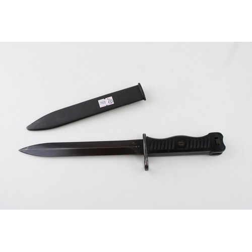 463 - Yugoslavian M1956 bayonet & fighting knife with scabbard