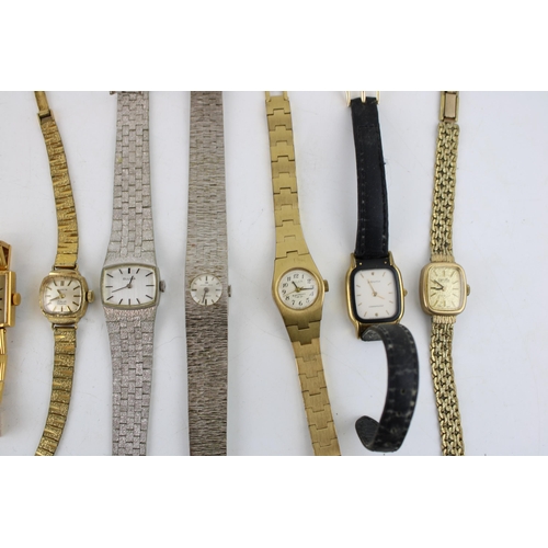 545 - A group of vintage lady's watches, including examples by Bulova, Avia and Incabloc, mostly manual mo... 