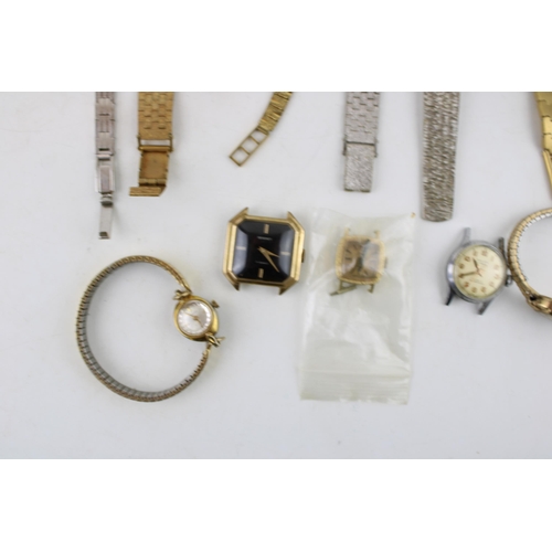 545 - A group of vintage lady's watches, including examples by Bulova, Avia and Incabloc, mostly manual mo... 