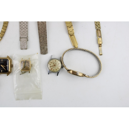 545 - A group of vintage lady's watches, including examples by Bulova, Avia and Incabloc, mostly manual mo... 