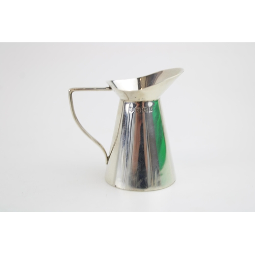 586 - Silver miniature water jug, Georgian style, Birmingham 1903, William Hutton & Sons, 35.5g, 6.5cm tal... 