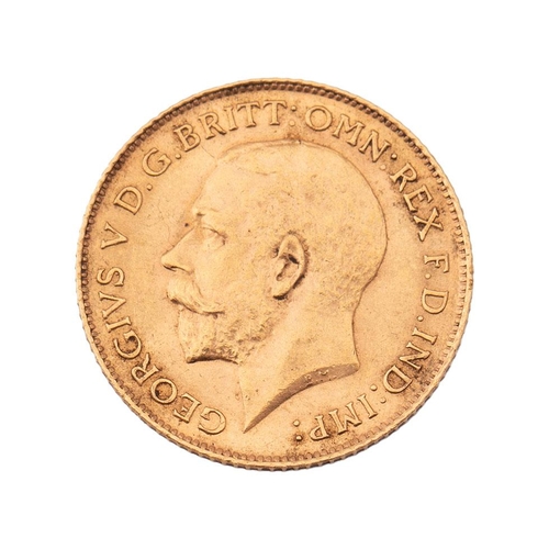 251 - HALF sovereign coin 1914