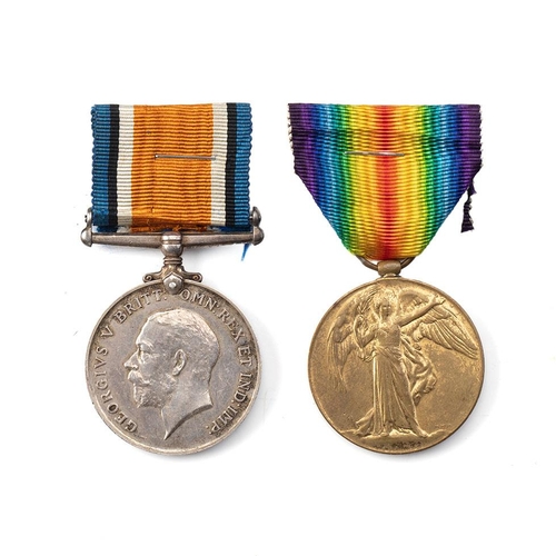 95 - WW1 Victory Medal and War Service Medal awarded to  Pte W.T. Horsefield Royal Artillery