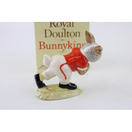 214 - Royal Doulton Bunnykins figure Touchdown DB96 in Ohio State University colours.