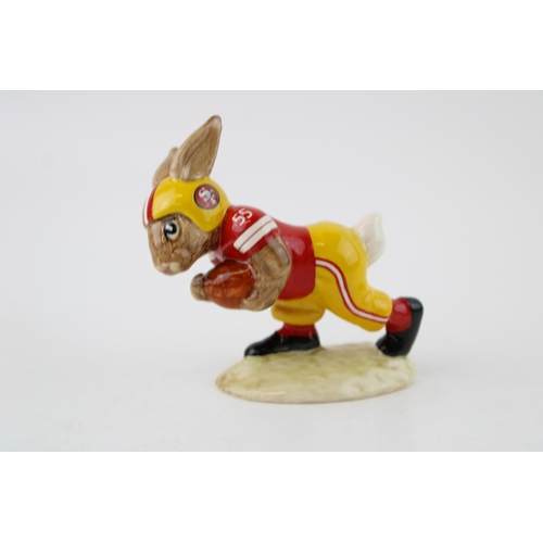 219 - Royal Doulton Prototype Touchdown Bunnykins, made in San Francisco 49ers colourway, with Royal Doult... 