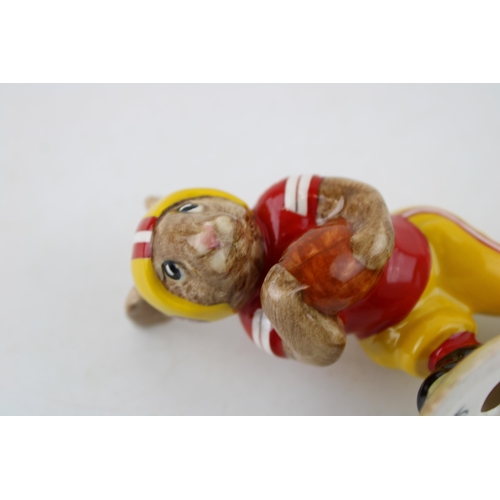 219 - Royal Doulton Prototype Touchdown Bunnykins, made in San Francisco 49ers colourway, with Royal Doult... 