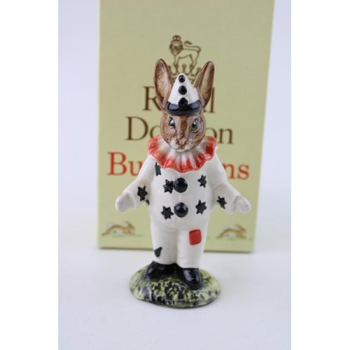 220 - Boxed Royal Doulton Clown Bunnykins DB128, limited edition of 750.