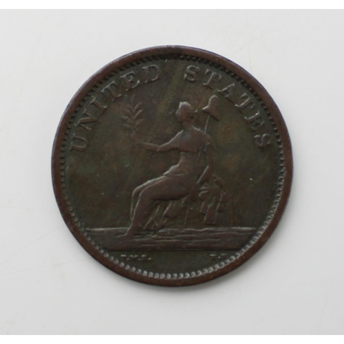 250 - United States of America (USA) 1783 one cent coin / 1 cent, Washington head, 28mm.