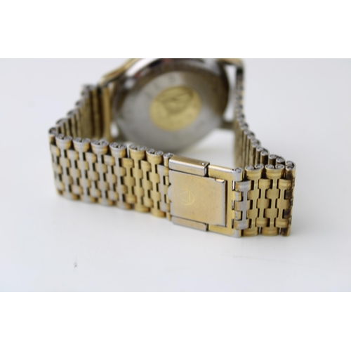 272 - An Omega Constellation Automatic Chronometer, date movement, gold cased with gold plated Omega brace... 