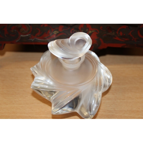 39 - Marie-Claude Lalique for Lalique, a Samoa perfume bottle, designed 1979, engraved signature to the b... 