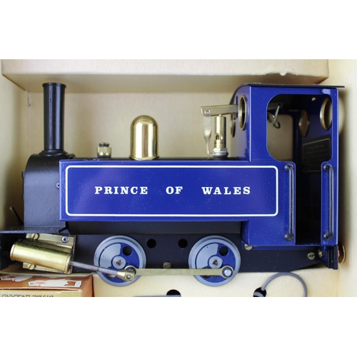 63 - Boxed Mamod Steam Railway Company 'Prince of Wales' Made in England. Live steam locomotive, model SL... 