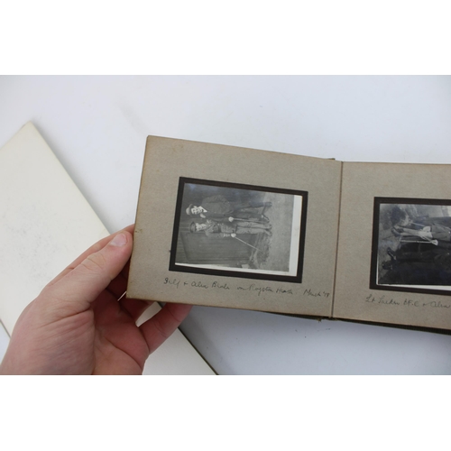 74 - A WW1 1917 dated photograph album belonging to John E Blair Royal Flying Corps 'snaps in training' w... 