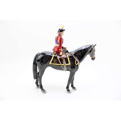 1 - Beswick HM Queen Elizabeth on Burmese 'Trooping the Colour', limited edition of 1000, black horse, 2... 