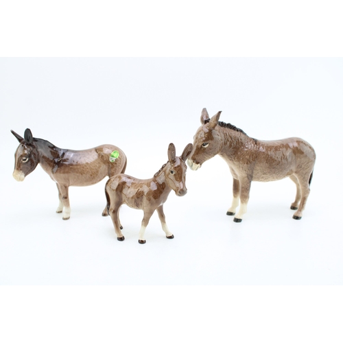 12 - Beswick Donkey Family (3).