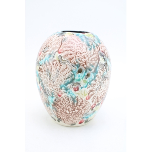 146 - An Anita Harris Trial vase, signature to base. Height 15.5cm.