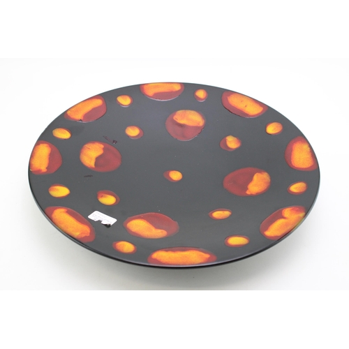 150 - Poole Pottery charger in the Galaxy Lava design, 41cm diameter.