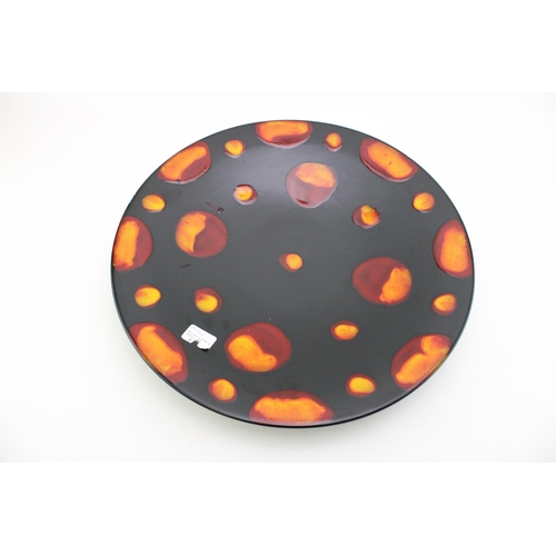 150 - Poole Pottery charger in the Galaxy Lava design, 41cm diameter.