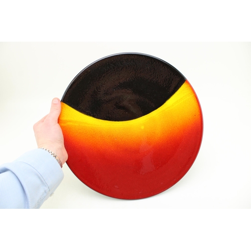 159 - Large Poole Pottery charger, Eclipse pattern, limited edition, 35cm diameter.