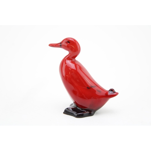 261 - Royal Doulton flambe duck, 6.5cm tall.