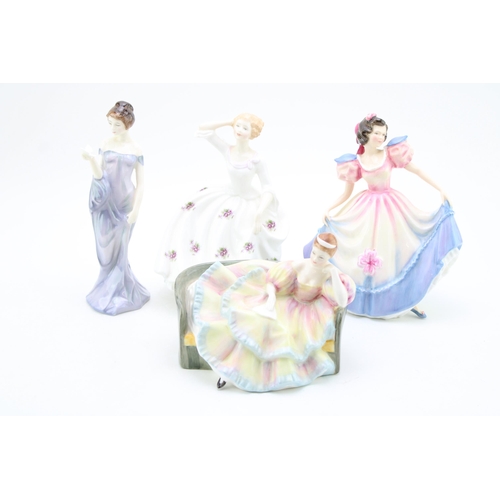 292 - Royal Doulton figurines to include Pauline, Angela, Harmony and Maureen (4).