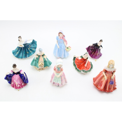 293 - Small Royal Doulton figurines to include Tootles, Wendy, Southern Belle and others (8).