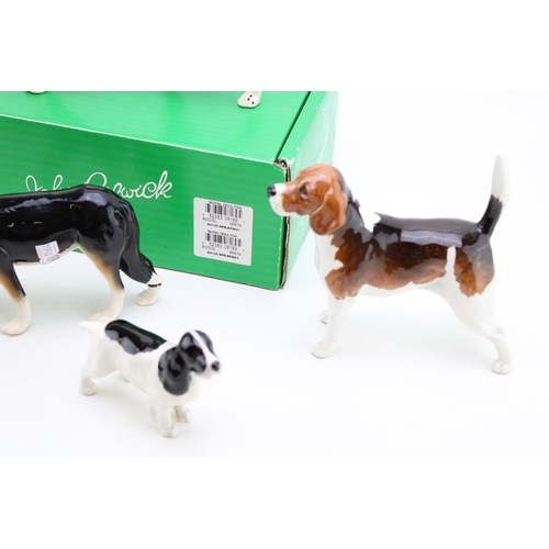 3 - A collection of Beswick and John Beswick dogs to include boxed John Beswick 'Springer Spaniel', Besw... 