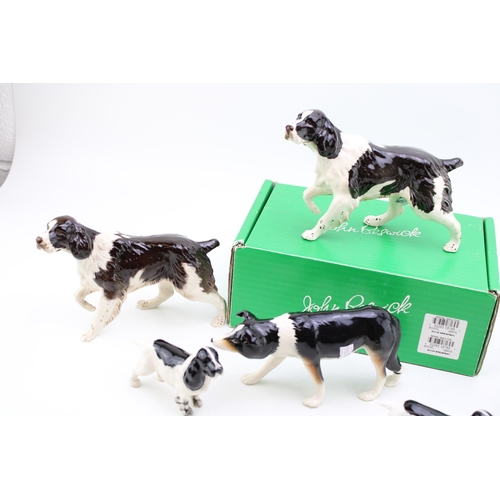 3 - A collection of Beswick and John Beswick dogs to include boxed John Beswick 'Springer Spaniel', Besw... 