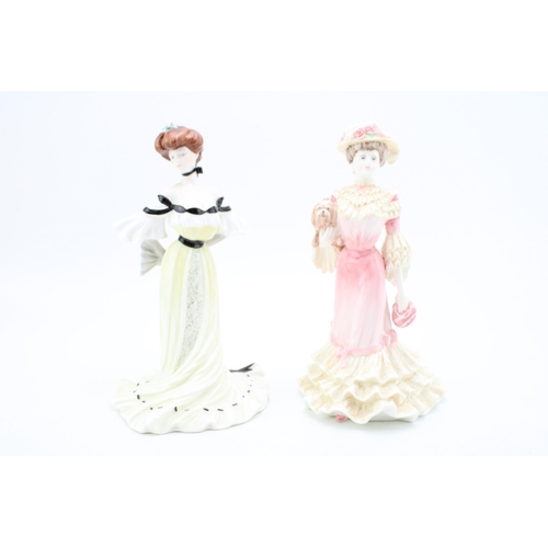 303 - Coalport Golden Age figurines Alexandra at the Ball and Georgina (2).