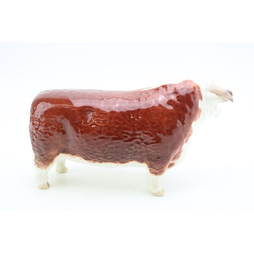 33 - Beswick Hereford Bull (restored horns).